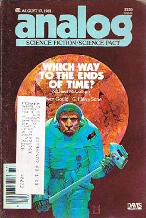 Image du vendeur pour Analog: Science Fiction/Science Fact (Vol. CI, No. 9, August 17, 1981) mis en vente par Round Table Books, LLC