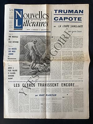 LES NOUVELLES LITTERAIRES-N°2031-4 AOUT 1966