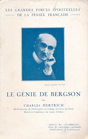 Seller image for Le gnie de Bergson for sale by LIBRAIRIE GIL-ARTGIL SARL