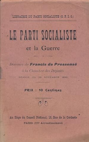 Immagine del venditore per Le parti socialiste et la guerre venduto da LIBRAIRIE GIL-ARTGIL SARL