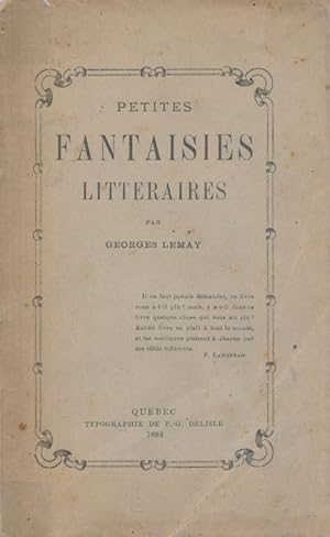 Seller image for Petites fantaisies littraires for sale by LIBRAIRIE GIL-ARTGIL SARL