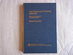 Seller image for The Economy Of Greece 1944-66. Efforts for Stability and Development. for sale by Carmarthenshire Rare Books