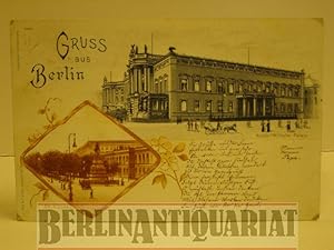 Immagine del venditore per Gruss aus Berlin. Kaiser Wilhelm Palais. Unter den Linden. venduto da BerlinAntiquariat, Karl-Heinz Than
