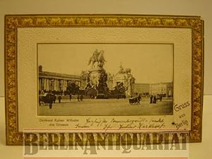 Immagine del venditore per Gruss aus Berlin. Denkmal Kaiser Wilhelm des Grossen. venduto da BerlinAntiquariat, Karl-Heinz Than