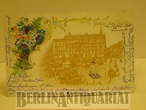 Immagine del venditore per Gruss aus Berlin. (Grand Hotel Alexanderplatz.) venduto da BerlinAntiquariat, Karl-Heinz Than