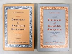 Image du vendeur pour Dimensions of Hospitality Management: An Industry Performance in Seven Acts 2 volumes mis en vente par Princeton Antiques Bookshop