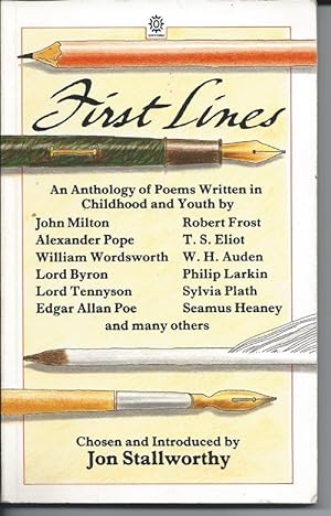 Seller image for FIRST LINES : An Anthology of Poems Written in Childhood and Youth By John Milton, Alexander Pope Etc for sale by Bay Books