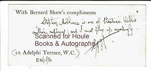 Autograph Note Signed