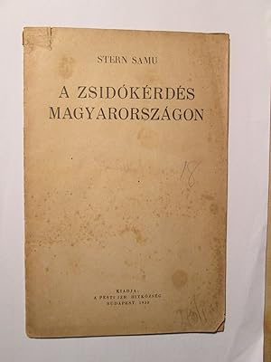 A zsidokerdes magyarorszagon