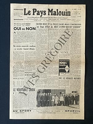 LE PAYS MALOUIN-N°863-SAMEDI 27 OCTOBRE 1962