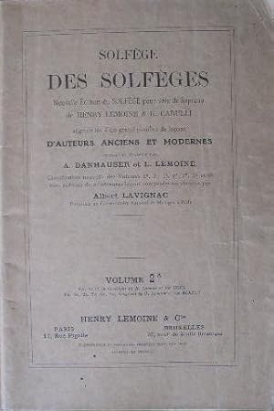 Imagen del vendedor de Solfge des solfges. a la venta por Librairie les mains dans les poches