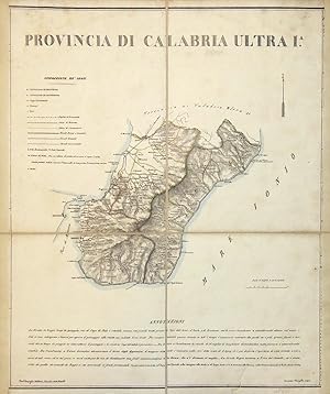 Bild des Verkufers fr Provincia di Calabria Ultra I zum Verkauf von libreria antiquaria perini Sas di Perini