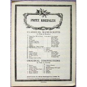 Bild des Verkufers fr Poupee Valsante' for Violin & Piano (Fritz Kreisler Transkriptionen) zum Verkauf von sculptorpaul