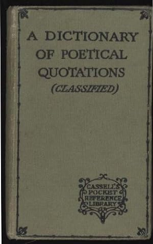 Dictionary of Poetical Quotations, A