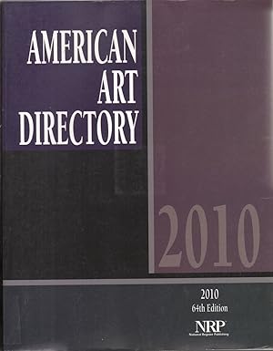 Imagen del vendedor de The American Art Directory 2010 a la venta por Jonathan Grobe Books