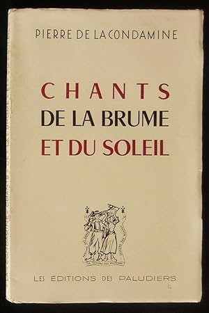 Imagen del vendedor de CHANTS DE LA BRUME ET DU SOLEIL. a la venta por Librairie Franck LAUNAI
