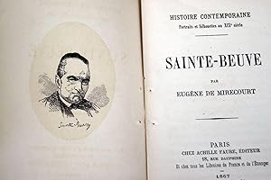 Seller image for SAINTE-BEUVE for sale by Librairie RAIMOND