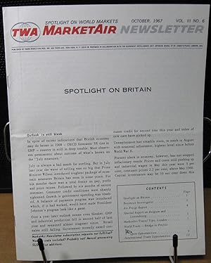 Immagine del venditore per TWA MarketAir Newsletter October, 1967 venduto da Phyllis35