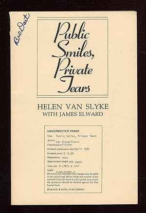 Image du vendeur pour Public Smiles, Private Tears mis en vente par Between the Covers-Rare Books, Inc. ABAA