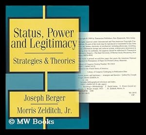 Image du vendeur pour Status, Power and Legitimacy : Strategies & Theories mis en vente par MW Books Ltd.