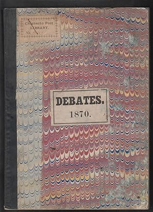 Reports of the Debates of the House of Assembly of the Province of New Brunswick, during the Sess...