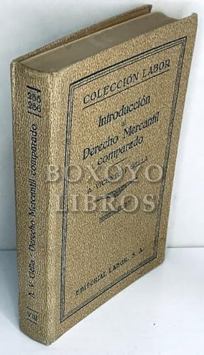 Seller image for Introduccin al Derecho Mercantil Comparado for sale by Boxoyo Libros S.L.