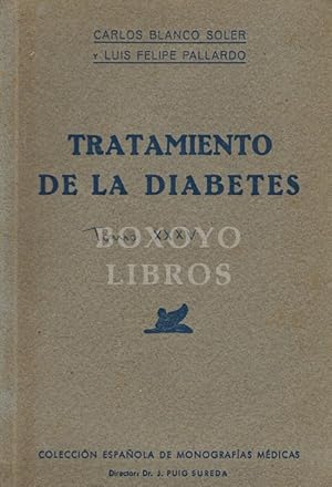 Bild des Verkufers fr Tratamiento de la diabetes zum Verkauf von Boxoyo Libros S.L.