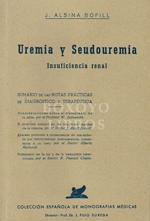 Uremia y sedouremia. Insuficiencia renal