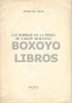 Las sombras en la poesía de Carlos Murciano