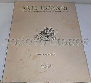 Arte Español. Revista de la Sociedad española de amigos del Arte. 1963-67 ( tercer fascículo):