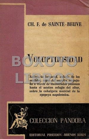 Seller image for Voluptuosidad for sale by Boxoyo Libros S.L.