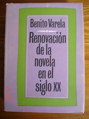 Renovación de la novela en el siglo XX.