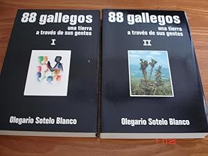 Immagine del venditore per 88 gallegos.Una tierra a travs de sus gentes.(2 Volmenes). venduto da Librera Mareiro