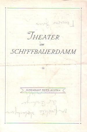 Bild des Verkufers fr Programm-Zettel des Berliner Ensembles. Teilweise ohne Zeitangaben, 1947-1952. Konvolut aus 7 Zetteln. zum Verkauf von Antiquariat Carl Wegner