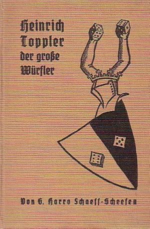 Bild des Verkufers fr Heinrich Toppler der groe Wrfler. Ein Leben fr Gemeinschaft und Reich in Rothenburg ob der Tauber: Das Leben H. Topplers (S.11-103). Der groe Wrfler. Ein Spiel um Gemeinschaft und Reich und Heinrich Toppler von Rothenburg o.T. (Theaterstck). zum Verkauf von Antiquariat Carl Wegner