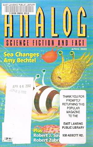 Seller image for Analog: Science Fiction/Science Fact (Vol. CXXII, No. 4, April 2002) for sale by Round Table Books, LLC