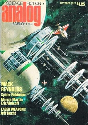 Bild des Verkufers fr Analog: Science Fiction/Science Fact (Vol. XCVII, No. 10, October 1977) zum Verkauf von Round Table Books, LLC