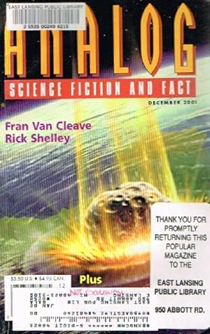 Seller image for Analog: Science Fiction/Science Fact (Vol. CXXI, No. 12, December 2001) for sale by Round Table Books, LLC