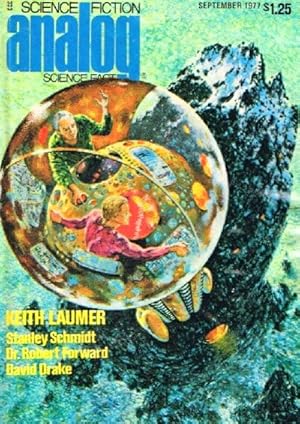 Bild des Verkufers fr Analog: Science Fiction/Science Fact (Vol. XCVII, No. 9, September 1977) zum Verkauf von Round Table Books, LLC