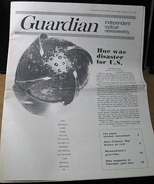 Bild des Verkufers fr Guardian March 2, 1968 zum Verkauf von Phyllis35