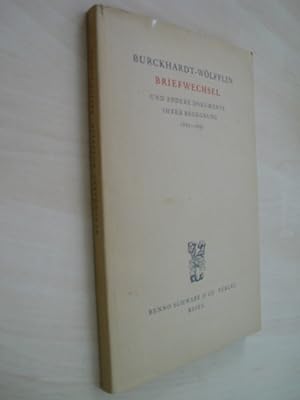 Seller image for Briefwechsel und andere Dokumente ihrer Begegnung 1882 - 1897. for sale by Antiquariat Hamecher