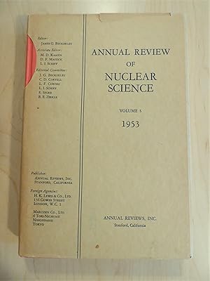 Annual Review of Nuclear Science Volume 3 1953