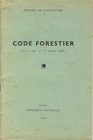 Seller image for Code forestier (Mis  jour au 1er janvier 1960) for sale by Sylvain Par