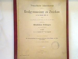 Neunzehnter Jahresbericht über das Realgymnasium zu Zwickau auf das Schuljahr 1886-87, womit zu d...