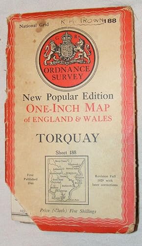 Torquay: One-inch Map of England & Wales Sheet 188, New Popular Edition