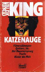 Imagen del vendedor de Katzenauge : Erzählungen vom "Meister des Horrors". a la venta por Auf Buchfühlung
