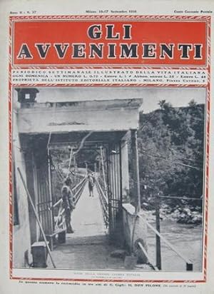 GLI AVVENIMENTI, settimanale illustrato di vita italiana (Nuova serie - 1916 - anno II n. 37 - da...