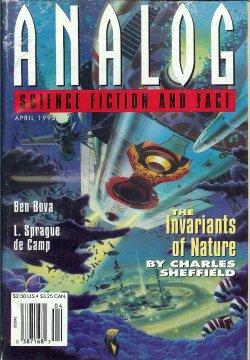 Bild des Verkufers fr ANALOG Science Fiction/ Science Fact: April, Apr. 1993 zum Verkauf von Books from the Crypt