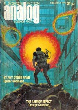 Bild des Verkufers fr ANALOG Science Fiction/ Science Fact: November, Nov. 1976 zum Verkauf von Books from the Crypt