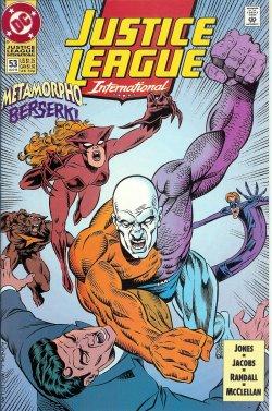 Seller image for JUSTICE LEAGUE International: Aug #53 for sale by Books from the Crypt